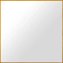 Spejl Nostalgia Guld 85x85 cm