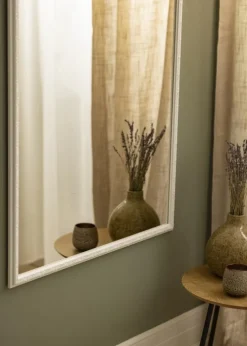 Spejl Nostalgia Hvid 75x105 cm