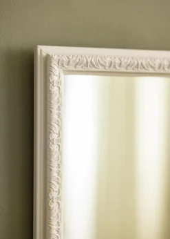 Spejl Nostalgia Hvid 75x105 cm