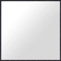 Spejl Nostalgia Sort 65x65 cm