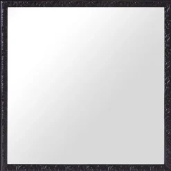 Spejl Nostalgia Sort 45x45 cm