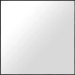 Spejl Nostalgia Sort 85x85 cm