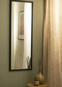 Spejl Nostalgia Sort 45x125 cm