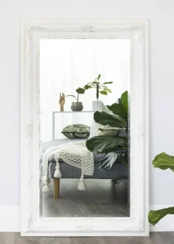 Spejl Palermo Hvid 92x152 cm