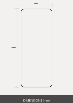 Spejl Pristine 40x100 cm