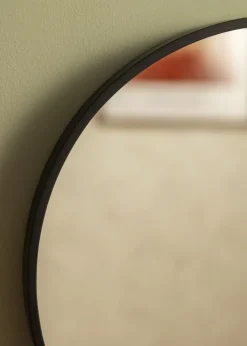 Spejl Reflection Sort 40 cm Ø
