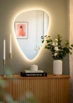 Spejl Rumination LED 50x70 cm