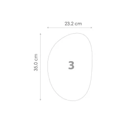 Spejl Set Clear - 3 st