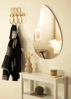 Spejl Slim Drop Clear 80x55 cm