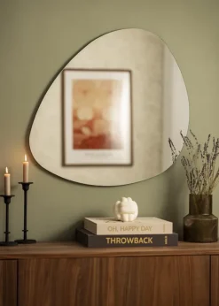 Spejl Soft Triangle 70x70 cm