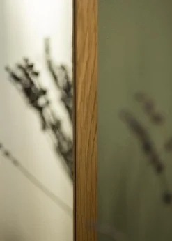 Spejl Solid Oak 73x73 cm