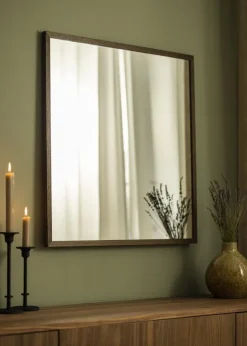 Spejl Solid Smoked Oak 73x73 cm