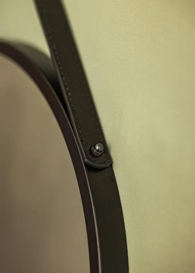 Spejl Trapani Sort 35x60 cm