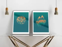 Spherical Plakat (21x29.7 cm (A4))