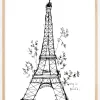 Spring in Paris Plakat (21x29.7 cm (A4))