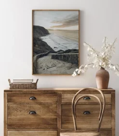 Stairs to the ocean Plakat (21x29.7 cm (A4))