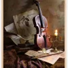 Still Life With Violin Plakat (21x29.7 cm (A4))