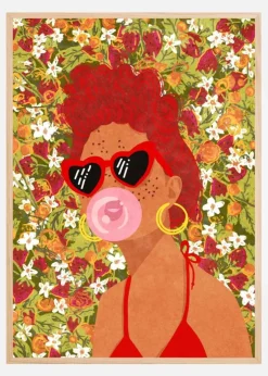 Strawbeery Lady Plakat (21x29.7 cm (A4))