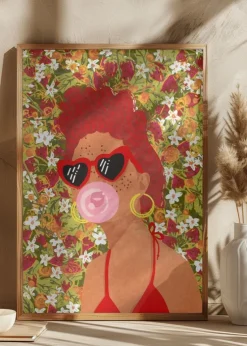 Strawbeery Lady Plakat (21x29.7 cm (A4))