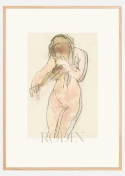 Study of Nude Plakat (21x29.7 cm (A4))