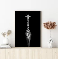 Stunning giraffe Plakat (21x29.7 cm (A4))