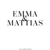 Stylish Wedding Nameposter (21x29,7 cm (A4))