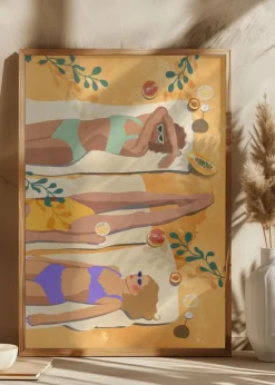 Summer Girls Plakat (21x29.7 cm (A4))