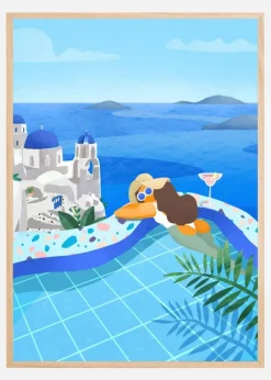 Summer in Greece Plakat (21x29.7 cm (A4))