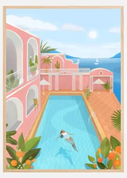 Summer Zen Plakat (21x29.7 cm (A4))