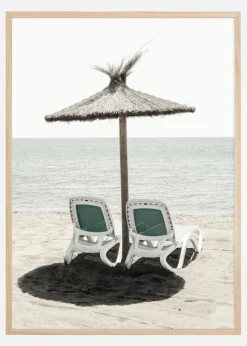 Sunbeds Plakat (21x29.7 cm (A4))