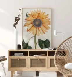 Sunflower Art Plakat (21x29.7 cm (A4))