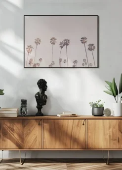 Sunny Cali Palm Trees Plakat (21x29.7 cm (A4))