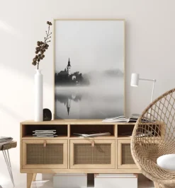 Sunrise At Lake Bled Plakat (21x29.7 cm (A4))