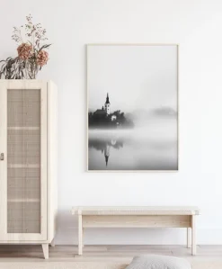 Sunrise At Lake Bled Plakat (21x29.7 cm (A4))