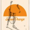 Sunset Orange Plakat (21x29.7 cm (A4))