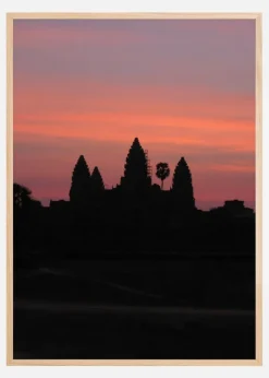 Sunset Over City Plakat (21x29.7 cm (A4))