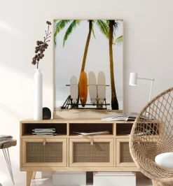 Surf Boards Plakat (21x29.7 cm (A4))