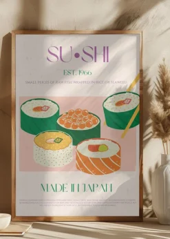 Sushi Plakat (21x29.7 cm (A4))