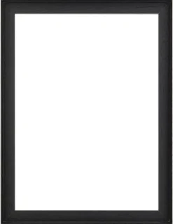 Svæveramme Lexington Sort Sølv 30x40 cm