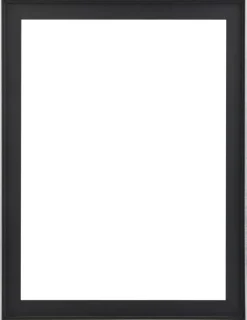 Svæveramme Reno Sort Sølv 50x60 cm