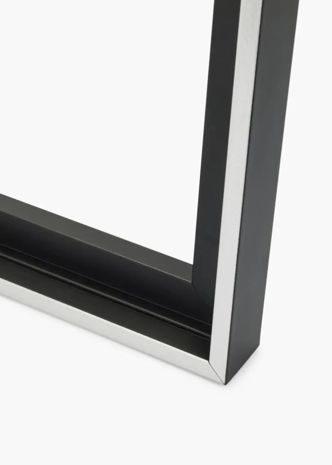 Svæveramme Reno Sort Sølv 20x30 cm