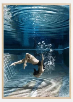 Swimming Inside Plakat (21x29.7 cm (A4))