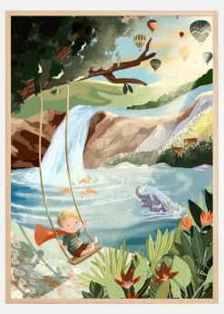 Swingset Dreams Plakat (21x29.7 cm (A4))