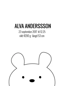 Teddy Black (21x29,7 cm (A4))