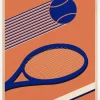 Tennis 80s Plakat (21x29.7 cm (A4))