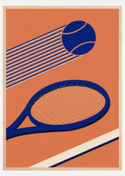 Tennis 80s Plakat (21x29.7 cm (A4))