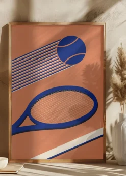 Tennis 80s Plakat (21x29.7 cm (A4))