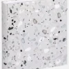 Terrazzo stone Album Grå - 28x29 cm (60 Hvide sider / 30 ark)