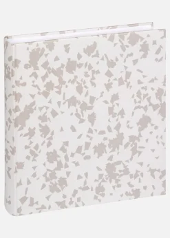 Terrazzo stone Album Hvid - 28x29 cm (60 Hvide sider / 30 ark)