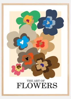 The Art Of Flowers Pink Plakat (21x29.7 cm (A4))